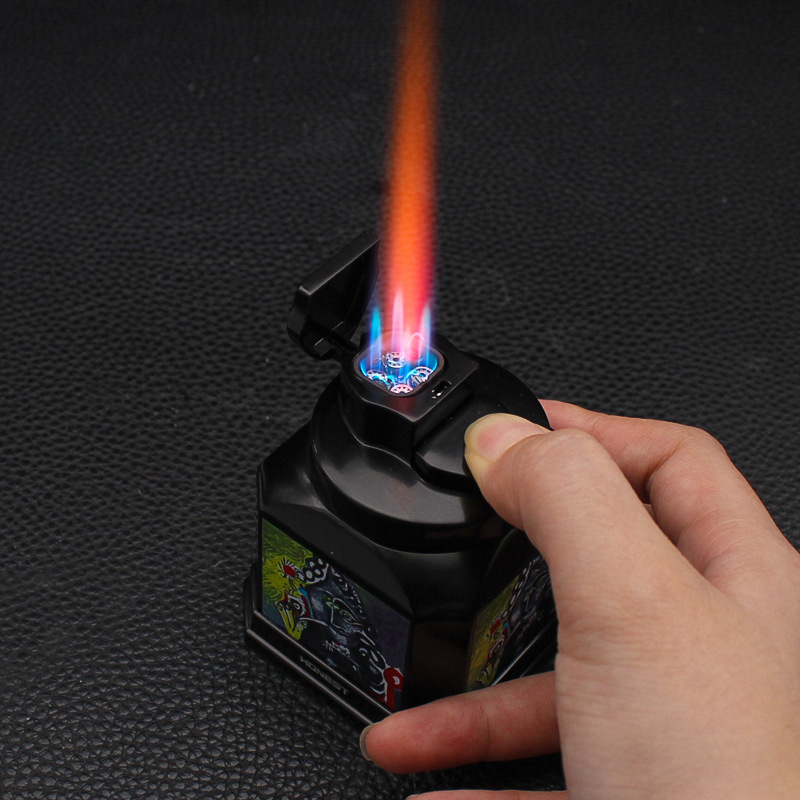 Work Office Furniture - Новая газовая зажигалка HONEST Red Flame,