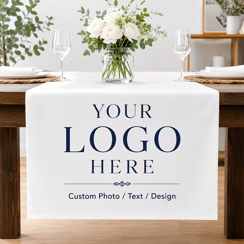 Work Office Furniture - Индивидуальный баннер для стола: свадьба, день