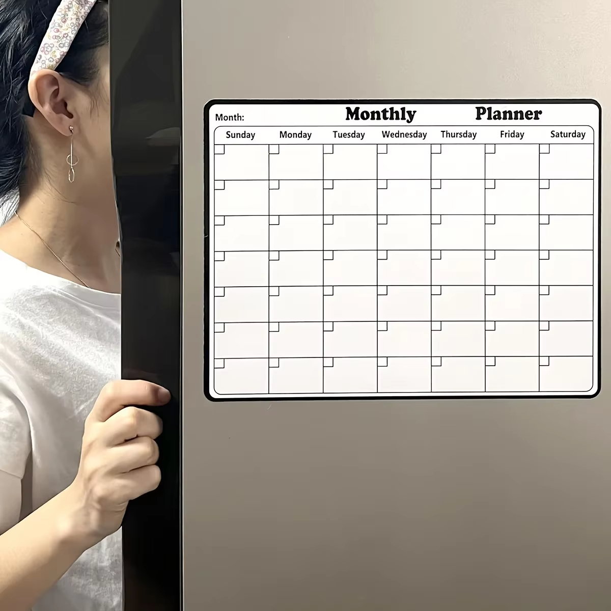 Многоразовый магнитный ежемеся – обзор и цена Magnetic Whiteboard Calendar