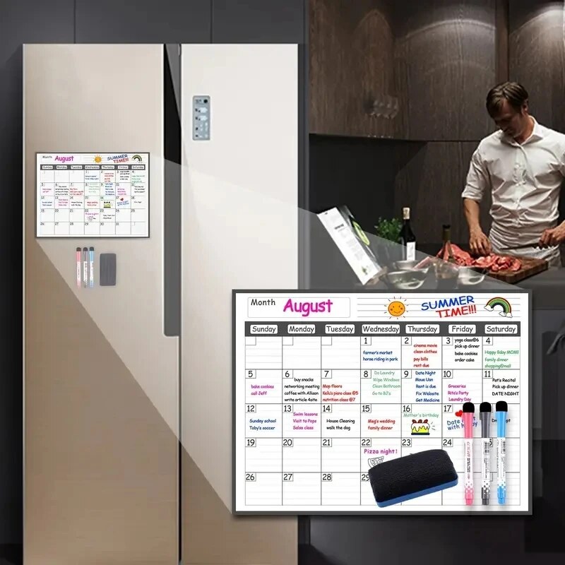1 комплект магнитный холодильн – обзор и цена Magnetic Whiteboard Calendar