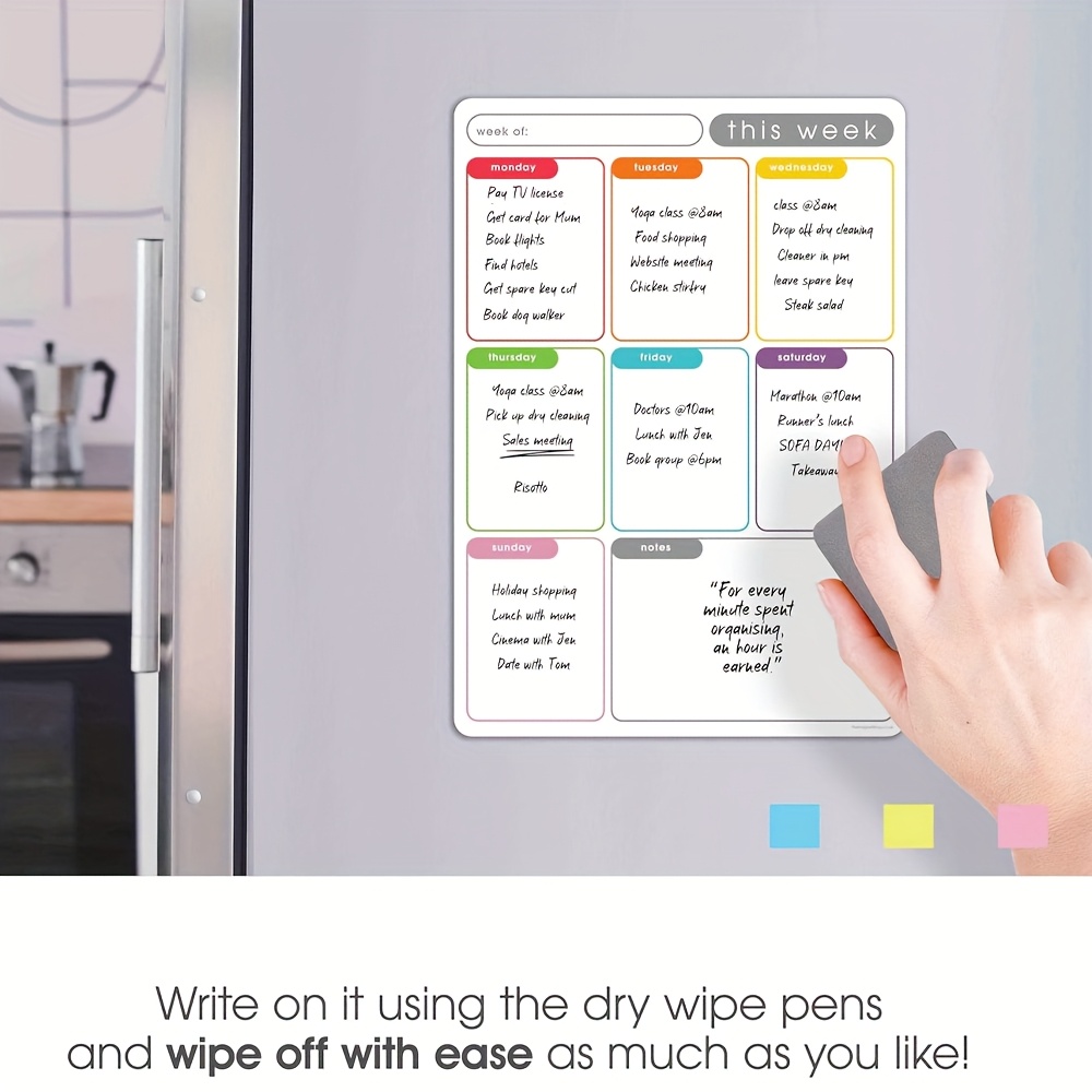 Магнитный еженедельный планиро – обзор и цена Magnetic Whiteboard Calendar
