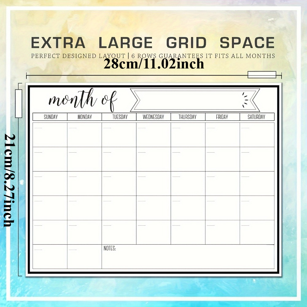 1 шт. Магнитный календарь для  – обзор и цена Magnetic Whiteboard Calendar