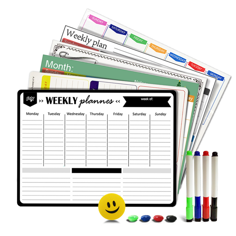 Магнитный еженедельный и ежеме – обзор и цена Magnetic Whiteboard Calendar