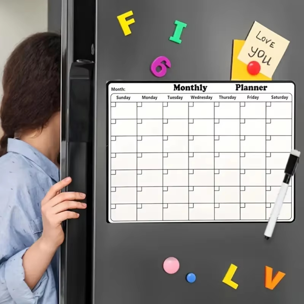 Магнитный многоразовый календа – обзор и цена Magnetic Whiteboard Calendar