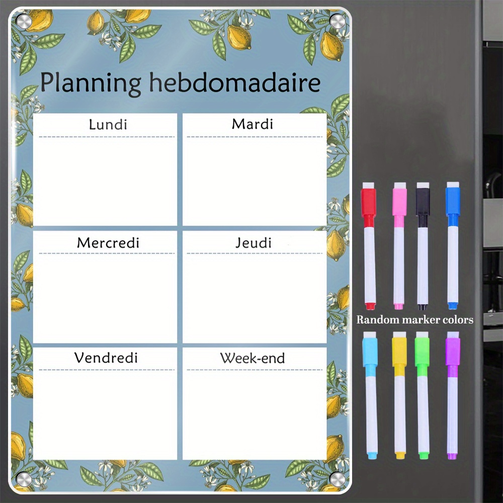 Еженедельный магнитный календа – обзор и цена Magnetic Whiteboard Calendar