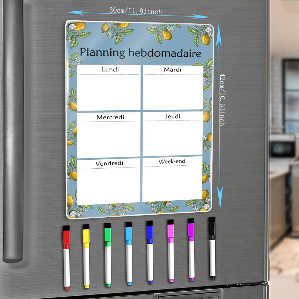Еженедельный магнитный календа – обзор и цена Magnetic Whiteboard Calendar