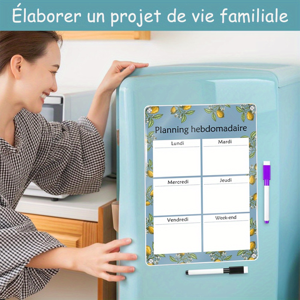 Еженедельный магнитный календа – обзор и цена Magnetic Whiteboard Calendar