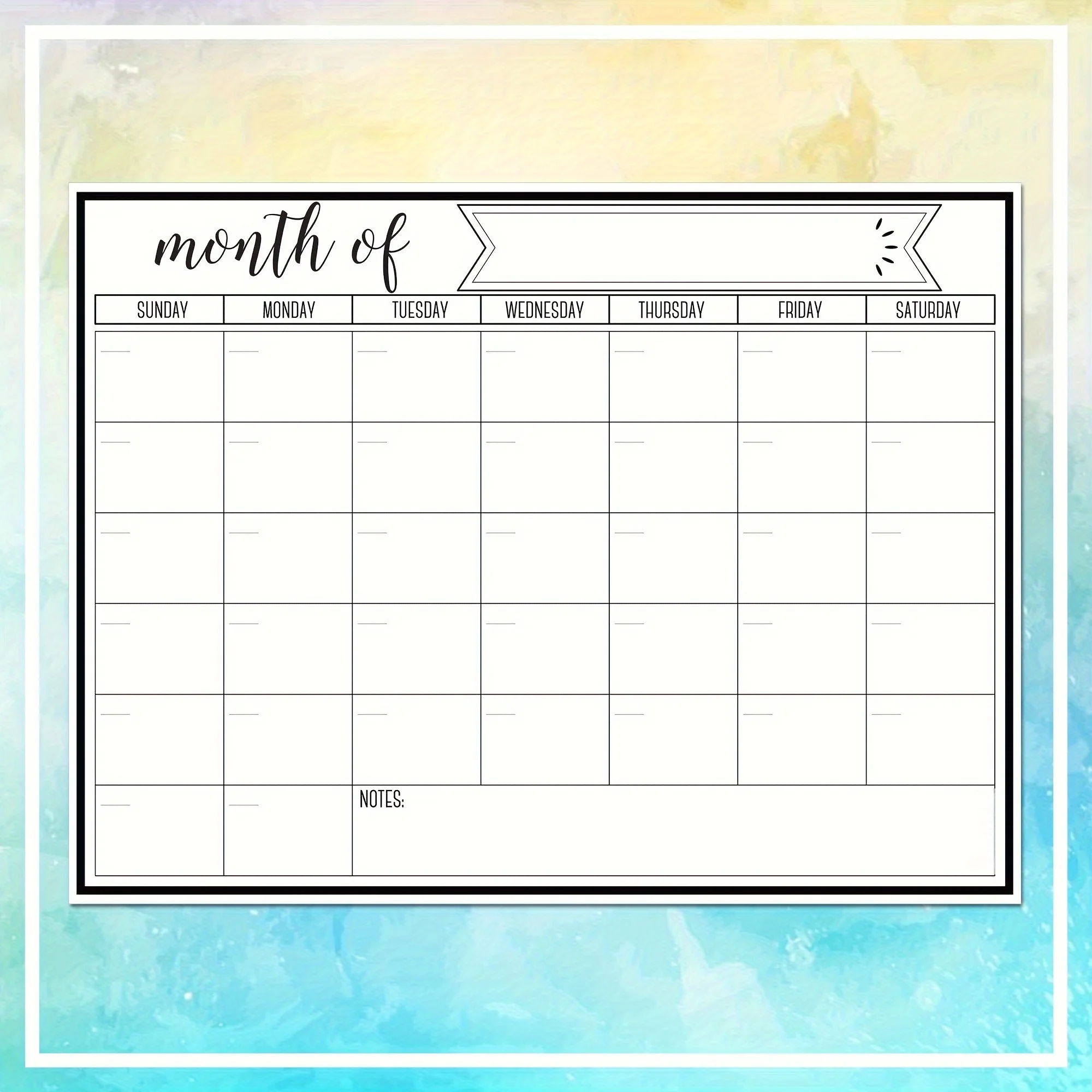 Магнитная доска-календарь на м – обзор и цена Magnetic Whiteboard Calendar