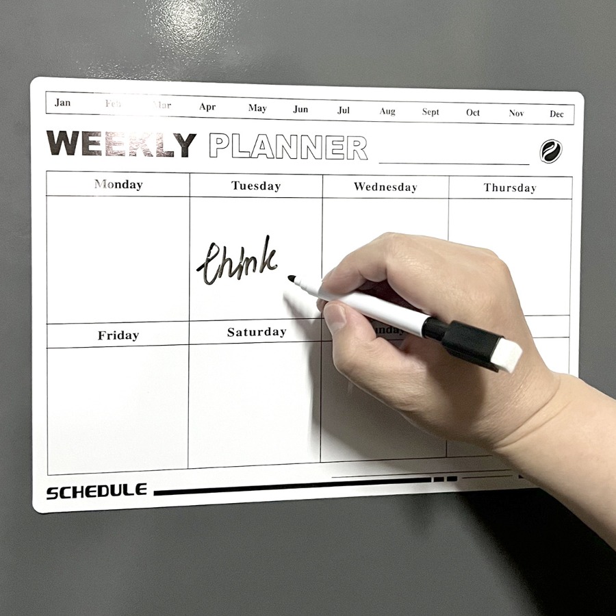 Стираемый план недели, календа – обзор и цена Magnetic Whiteboard Calendar