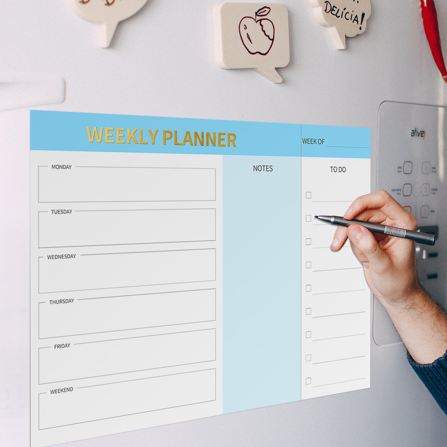 Магнитный еженедельный планиро – обзор и цена Magnetic Whiteboard Calendar