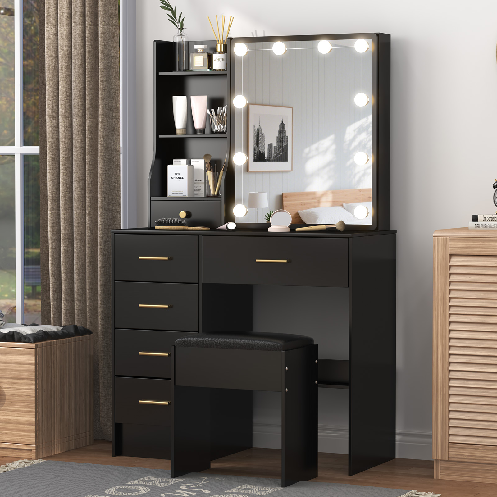 Набор для туалетного столика T – обзор и цена Office Furniture Okc